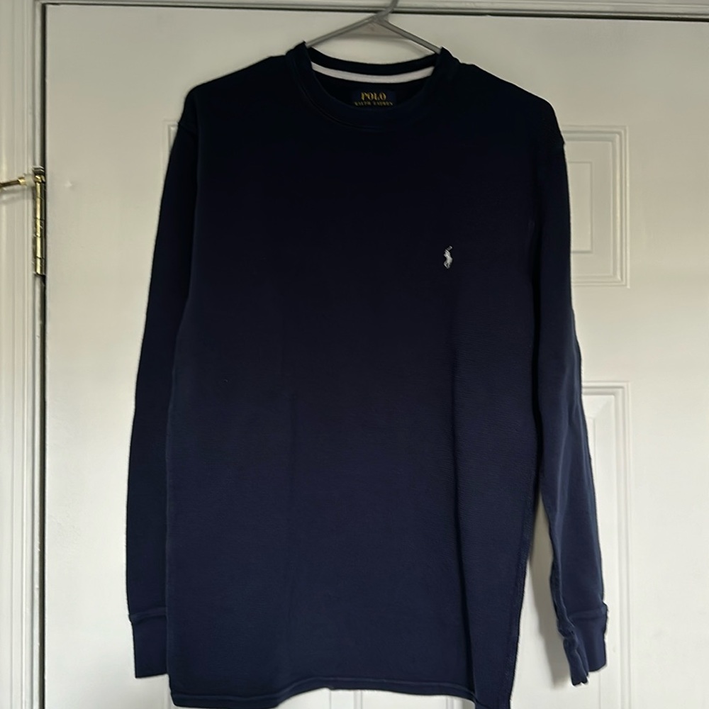 Men’s long sleeve waffle shirt size XL